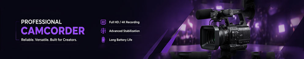 Camcorder banner