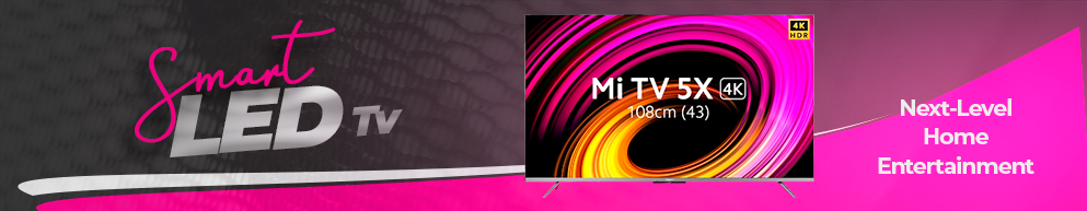 Smart LED TVs banner