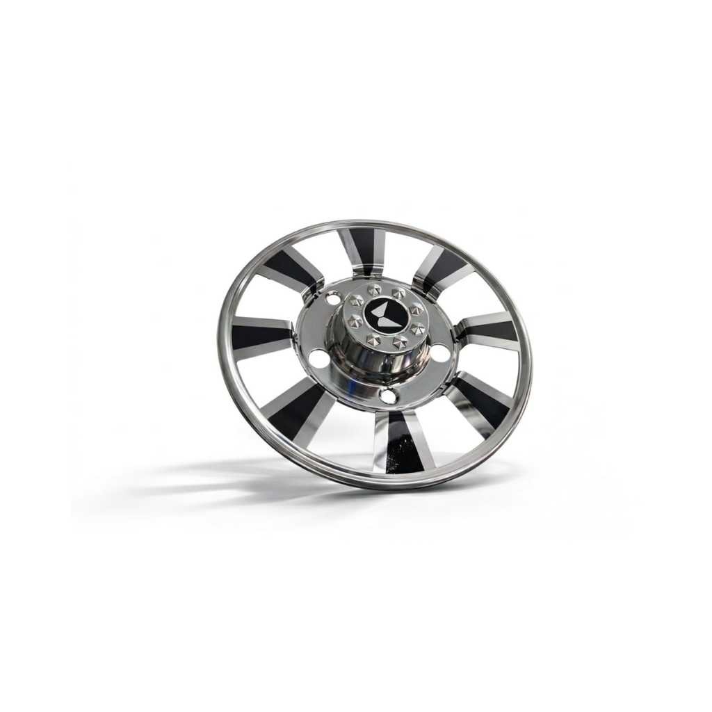 Luxury 15-Inch Hubcaps Compatible for Bolero Diamond Cut Wheel Caps (Set of 4)