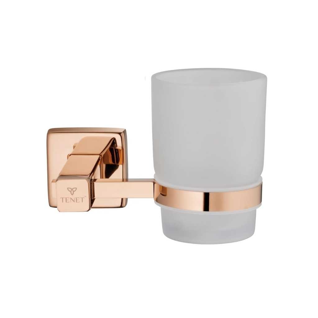 TENET Wall Mounted Tumbler Holder Bathroom Glass Cup Stand Toothbrush & Toothpaste Holder Washbasin Multipurpose Organizer Stainless Steel Bathroom Accessories
