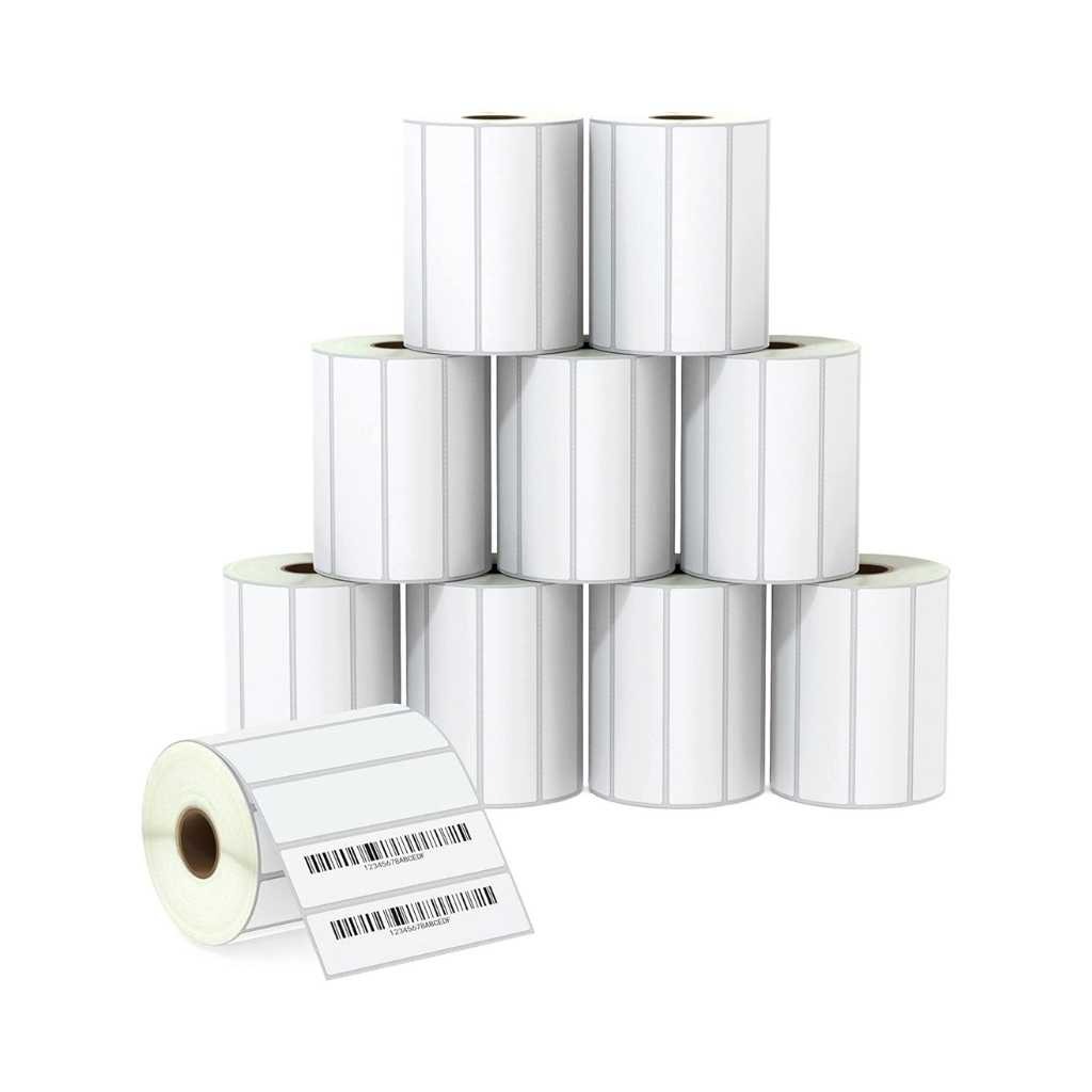 True-Ally 100x25 Direct Thermal (DT) Barcode Label Sticker – 4 x 1 Inches