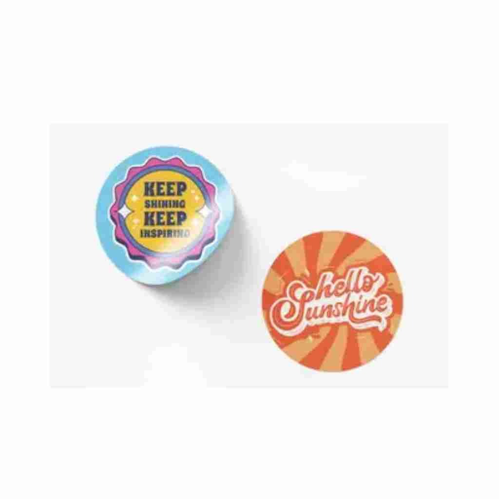 Circle Stickers – Holographic Stickers