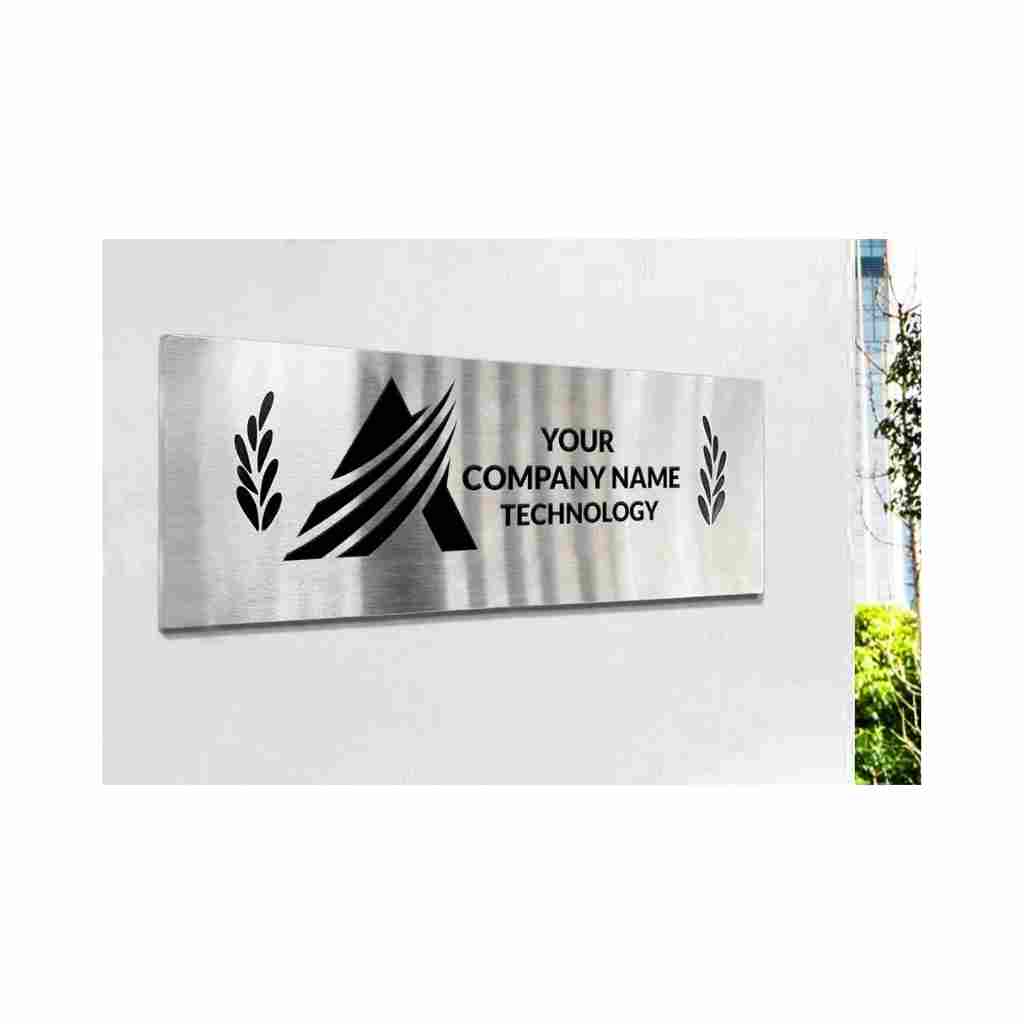 Steel Name Plate with Engraving – Rectangle