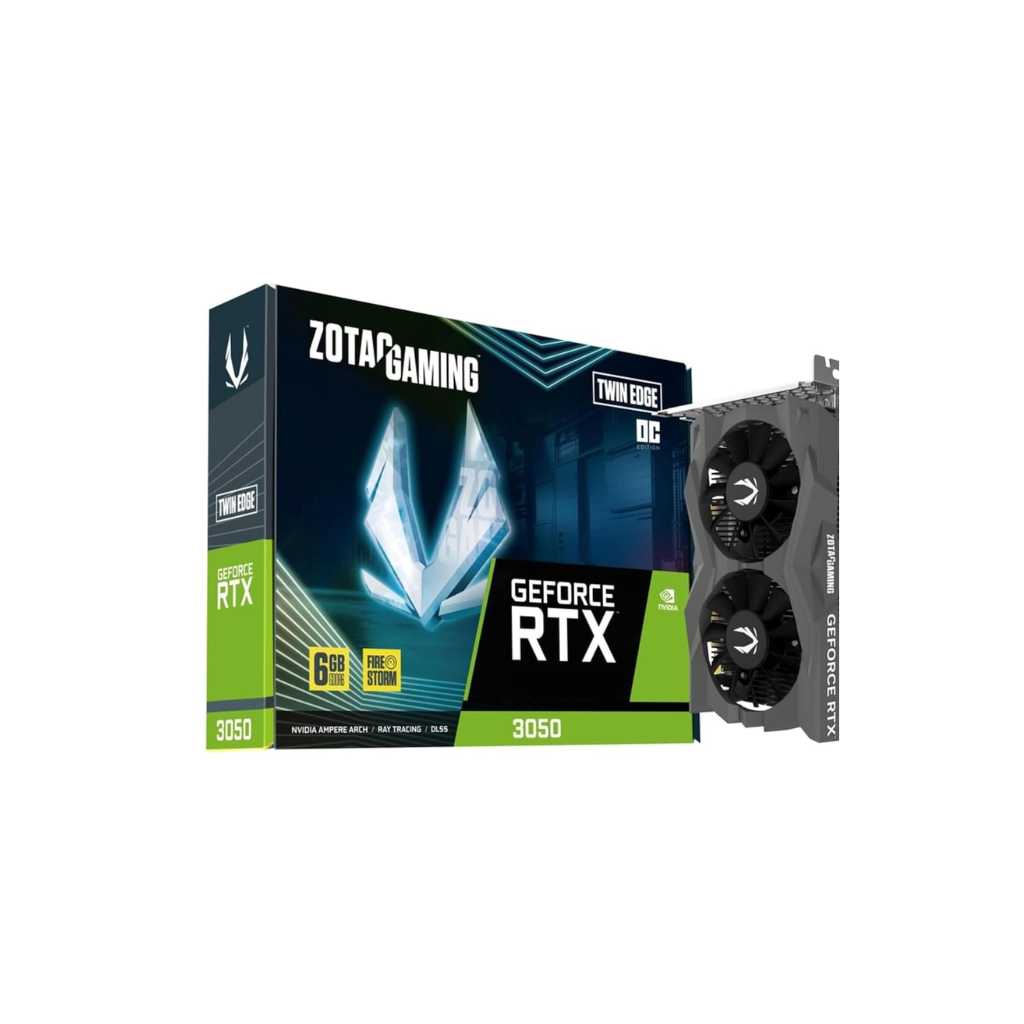 ZOTAC Gaming GeForce RTX 3050 6GB Twin Edge OC Graphics Card - Black