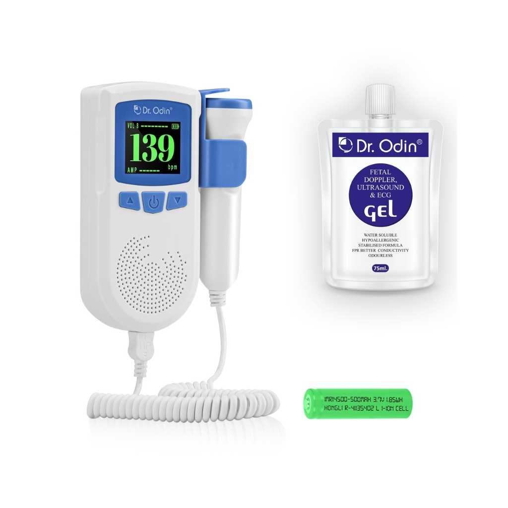 Dr. Odin OAD51B Fetal Doppler with Ultrasound Gel