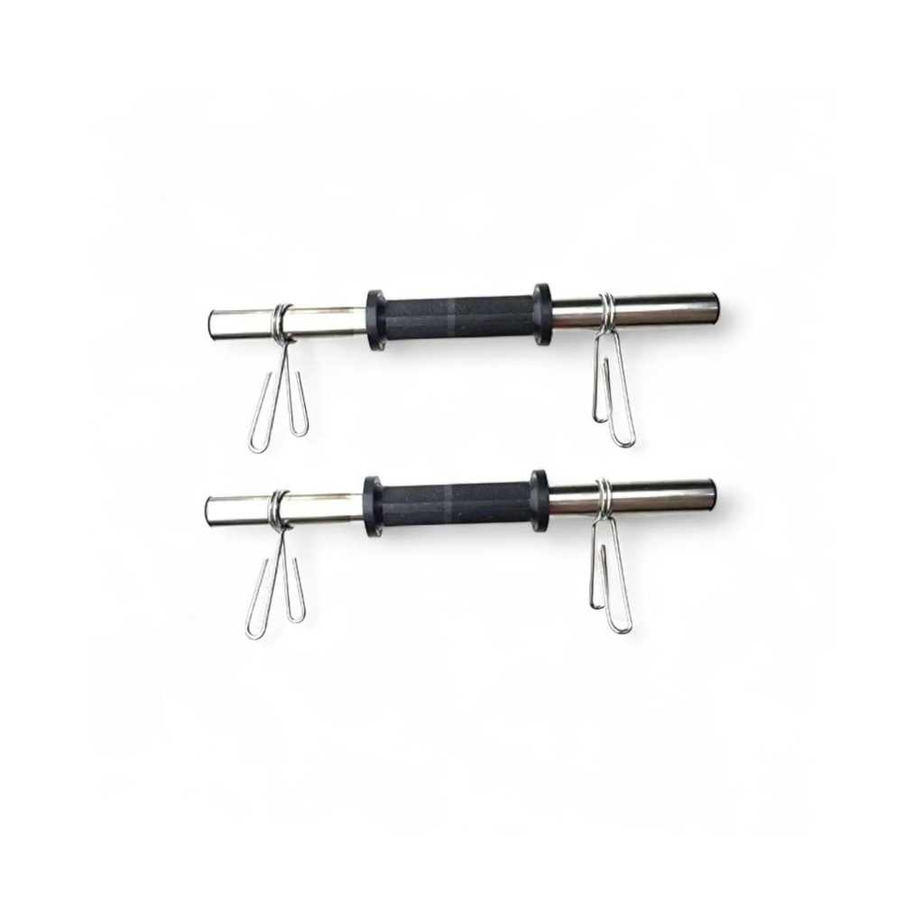 PROTONER Weight Lifting Dumbbell Rods 14 Inches with Spring Locks