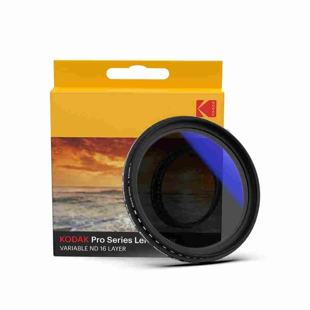 KODAK 67mm Camera Lens VND Filter Pro Series 11 Stops ND2-ND2000 Variable Neutral Density Filter