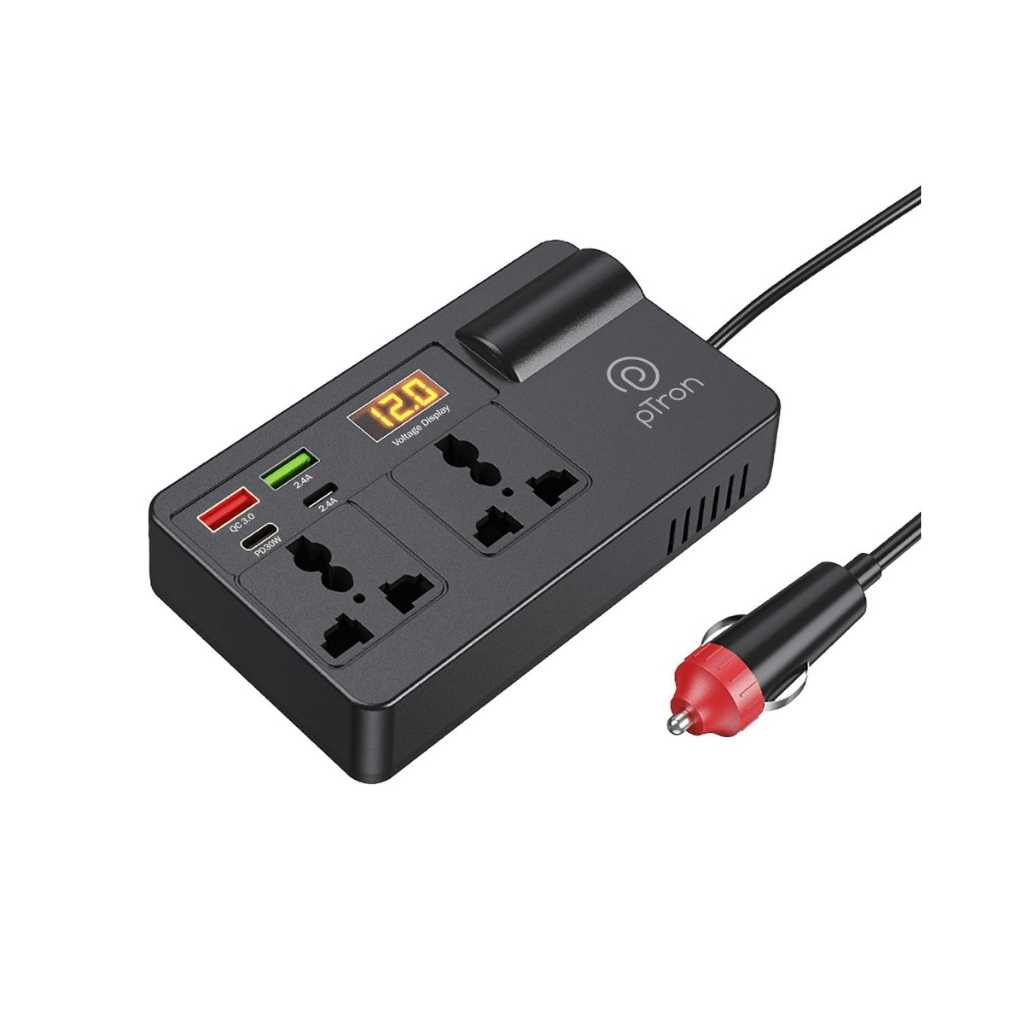 pTron PowerEdge 200W Car Laptop Charger Power Inverter