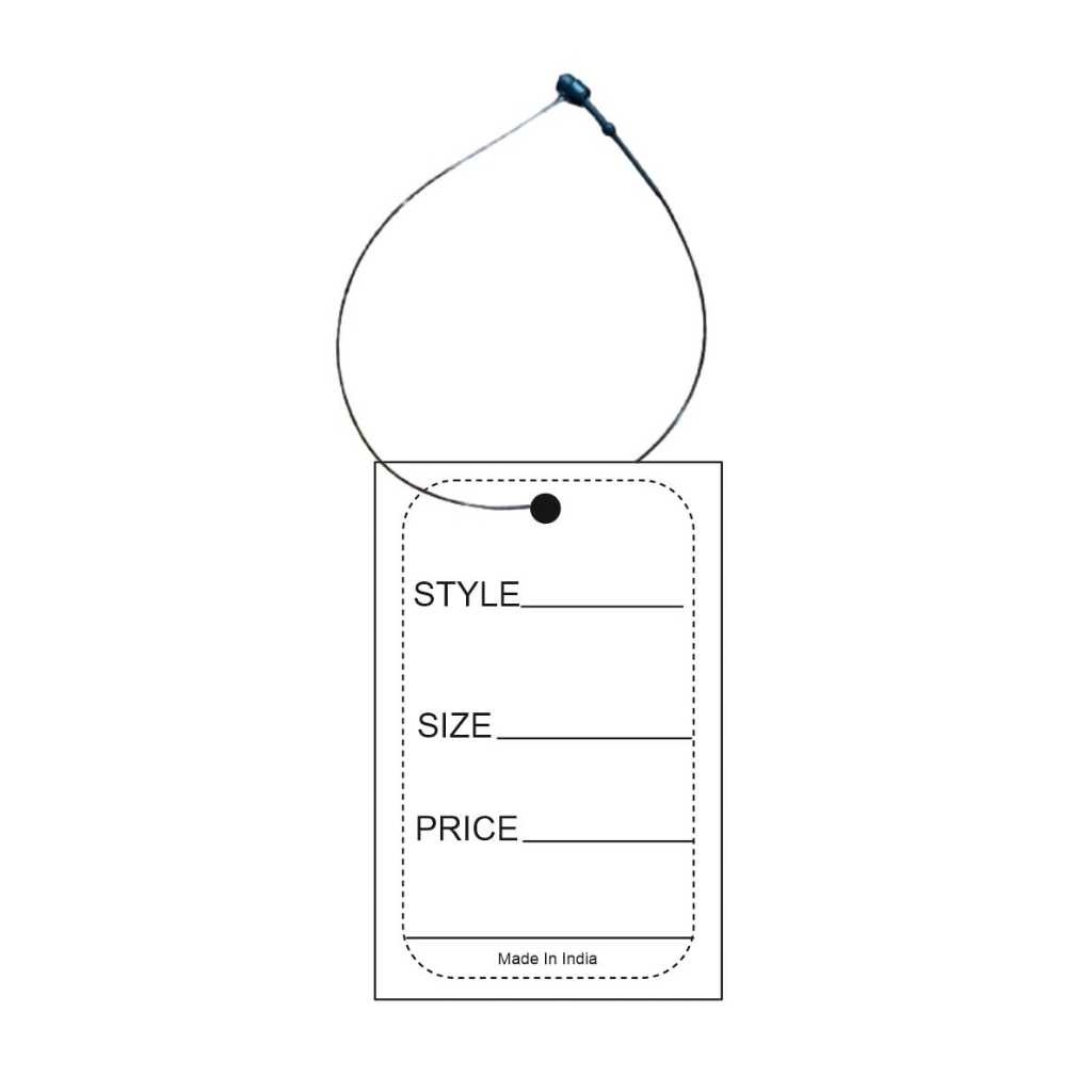 Sampurn Innovation Paper Hang Tags Price Tag with String