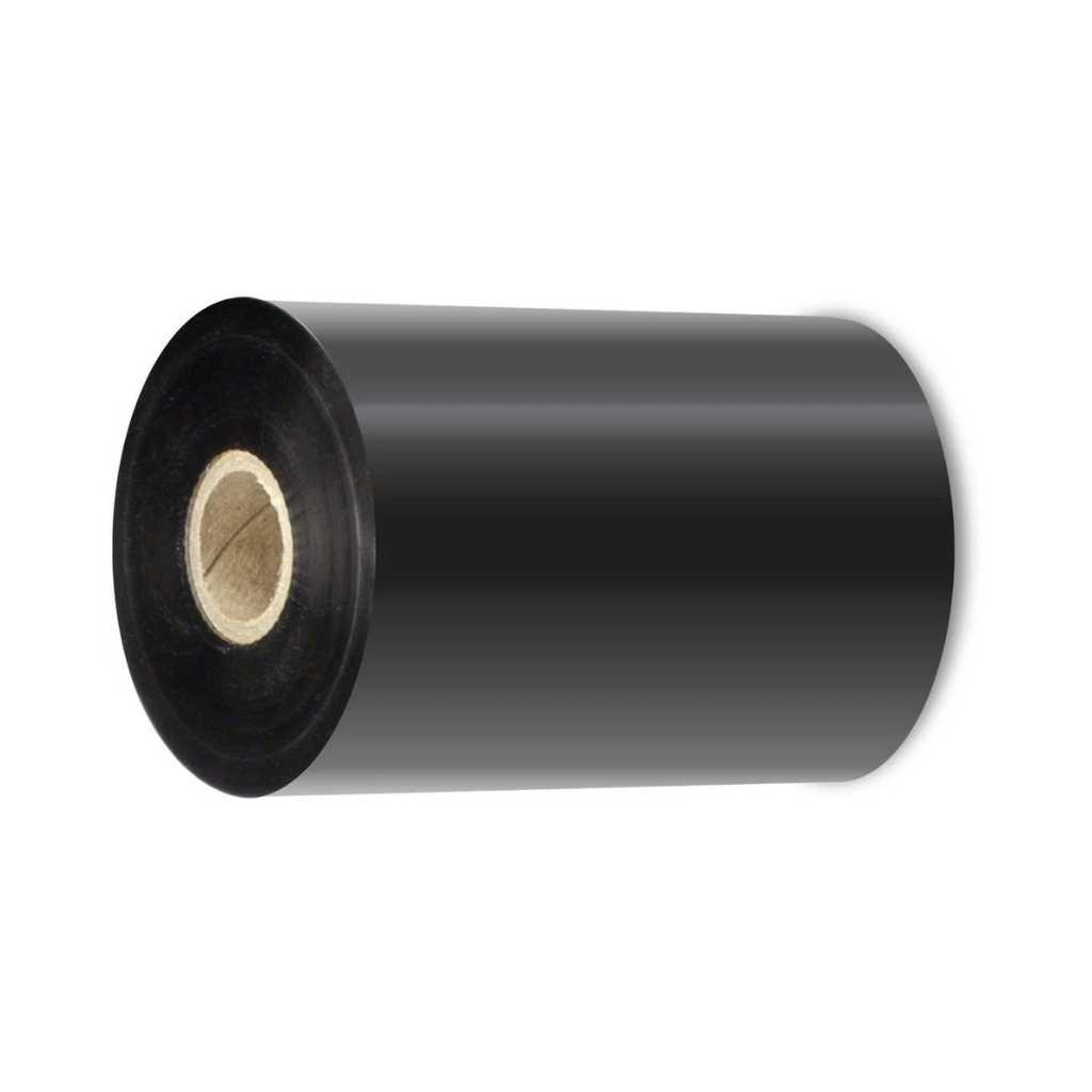 Youtech 80mm X 300meters Wax Resin Ribbon Ink Barcode Labels Non-Adhesive Paper Label (Black)