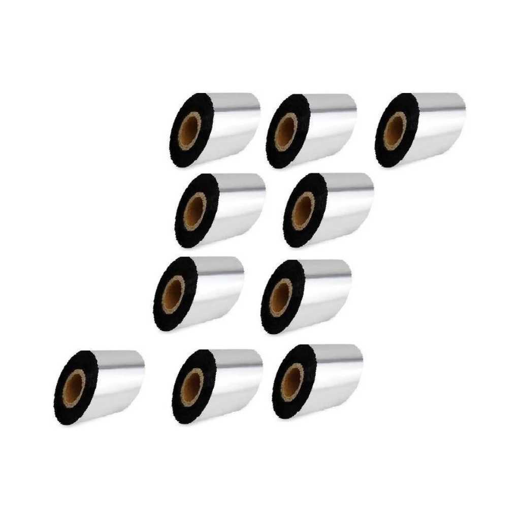 Youtech 55mm X 300meters Wax Ribbon Ink Barcode Labels
