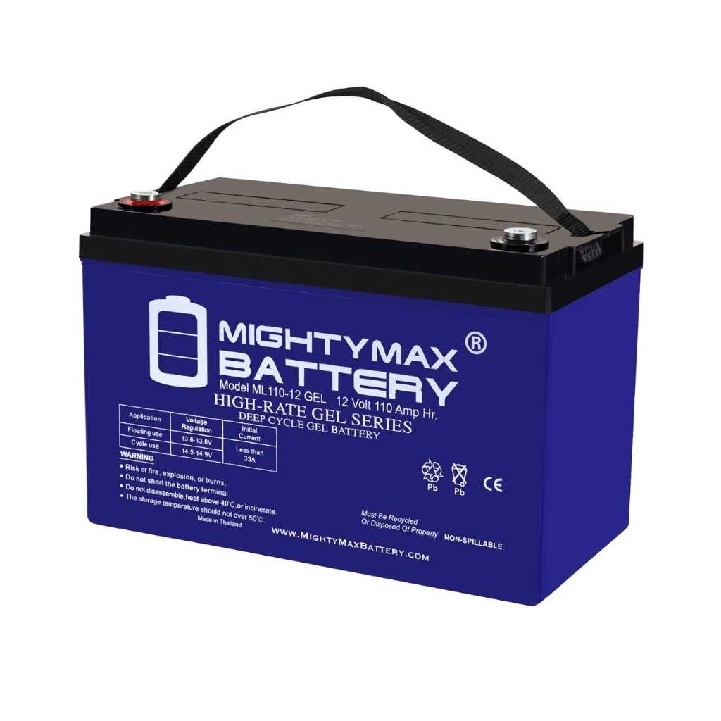 Mighty Max Battery ML110-12GEL Rechargeable AGM Battery