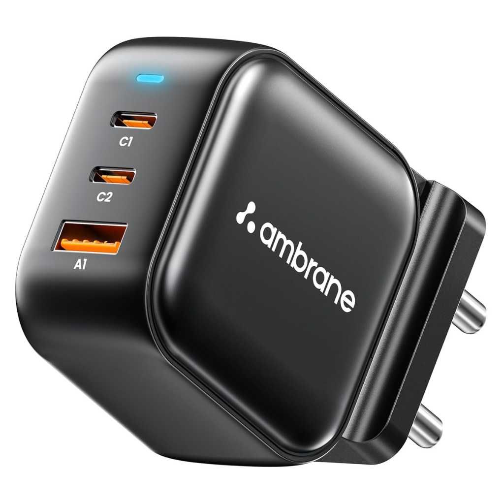 Ambrane 65W GaN Fast Charger Adapter (RAAP G65)