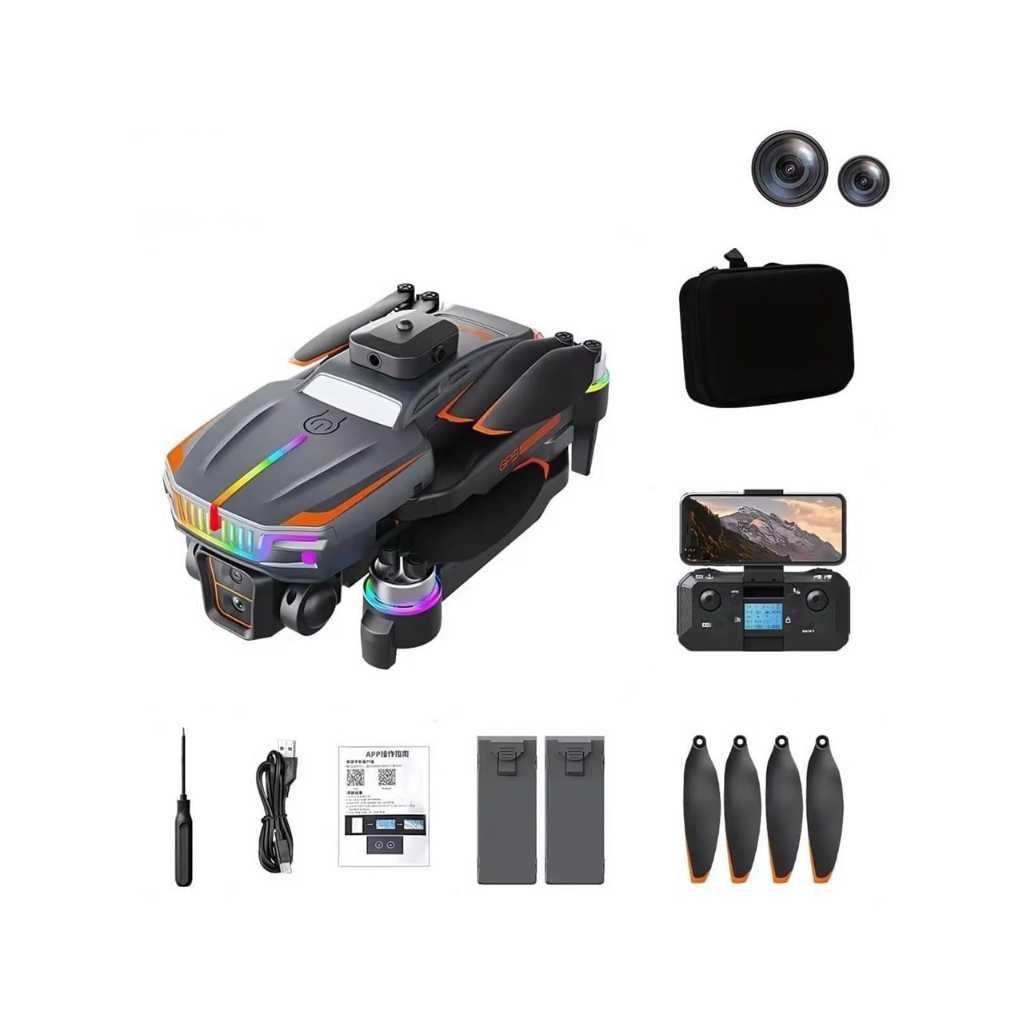 Brushless Foldable GPS Drone with HQ WiFi Camera Remote Control Quadcopter (XL)