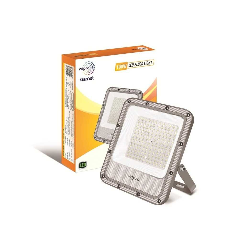Wipro Garnet 100W LED Flood Light Cool White Pack of 1