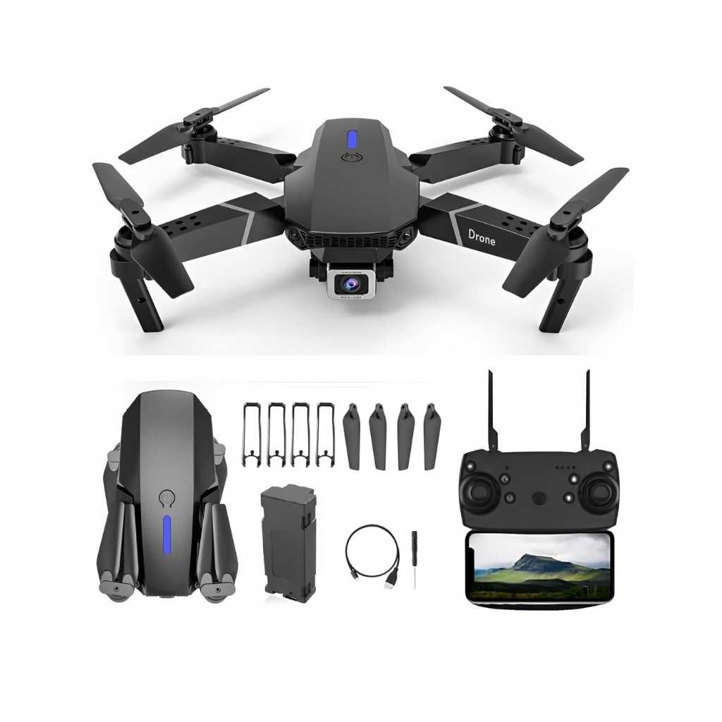 Foldable Drone with HQ WiFi Camera Remote Control Quadcopter (S0)