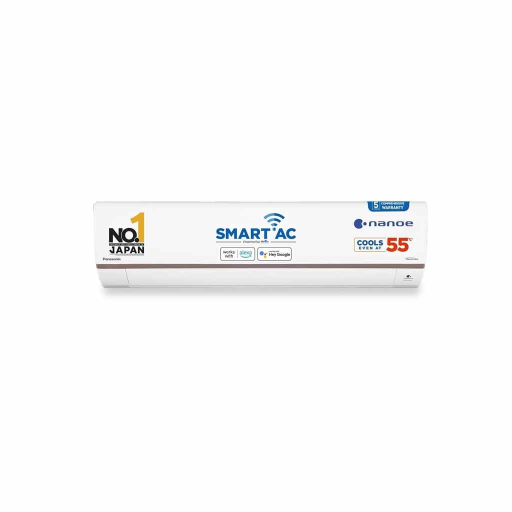 Panasonic 1.5 Ton 5 Star Wi-Fi Inverter Smart Split AC