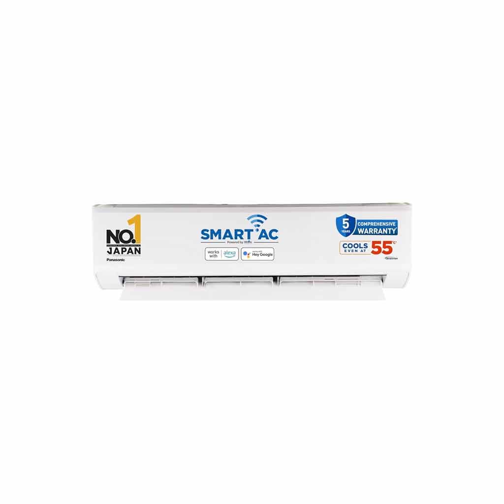 Panasonic 2.0 Ton 4 Star Premium Wi-Fi Inverter Smart Split AC