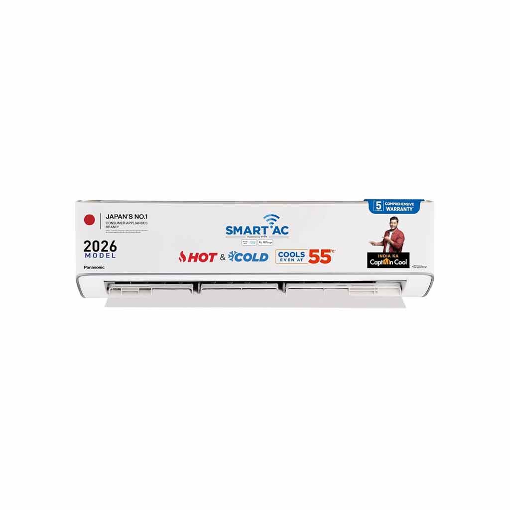 Panasonic 1.5 Ton 3 Star Hot & Cold Wi-Fi Inverter Smart Split AC