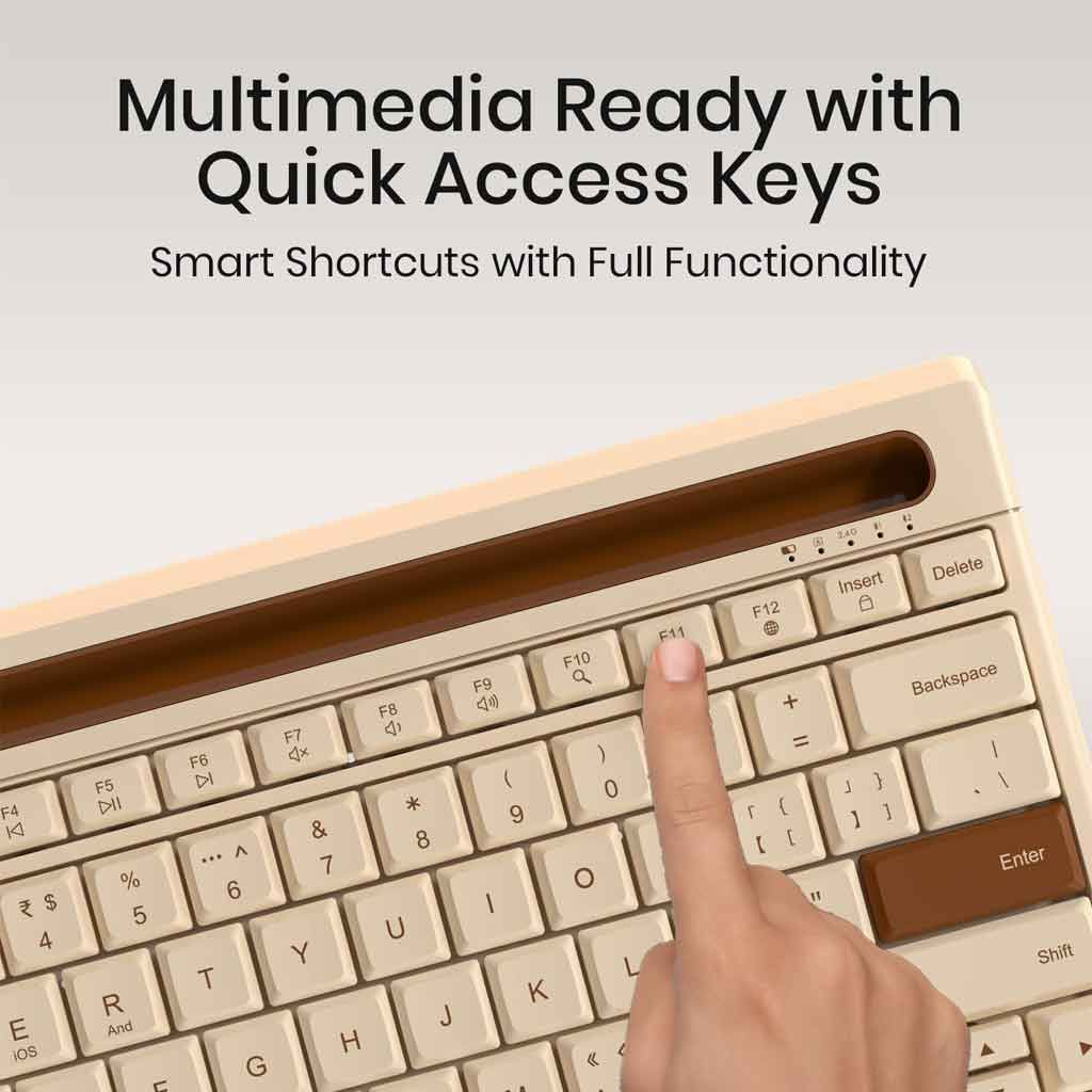 Portronics Bubble Dock 2.0 Wireless Keyboard