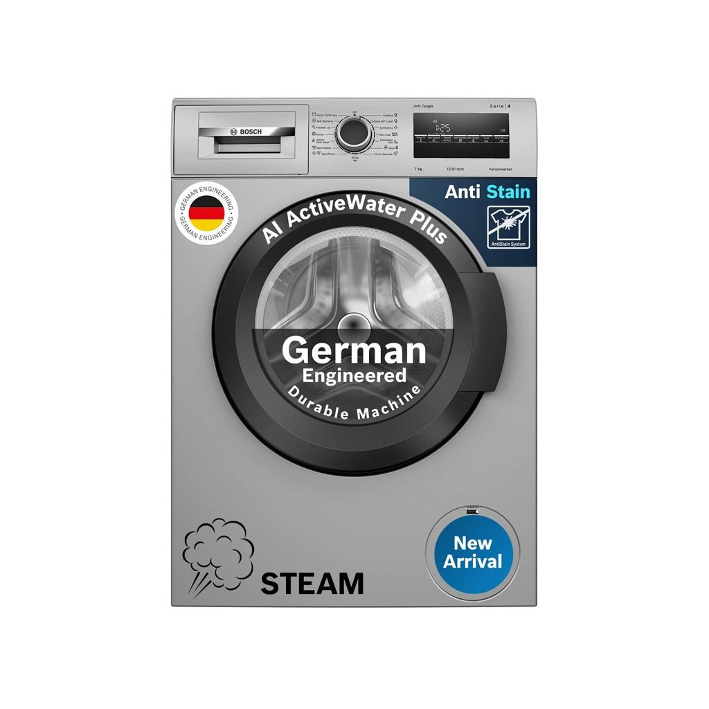 Bosch 7 Kg Front Load Washing Machine with Anti Stain & Steam