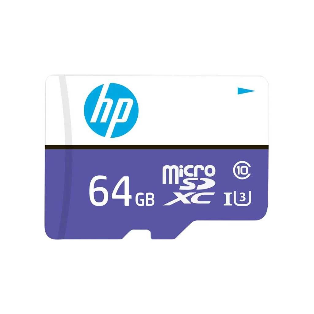 HP 64GB microSDXC UHS-I Memory Card with Adapter (Purple)
