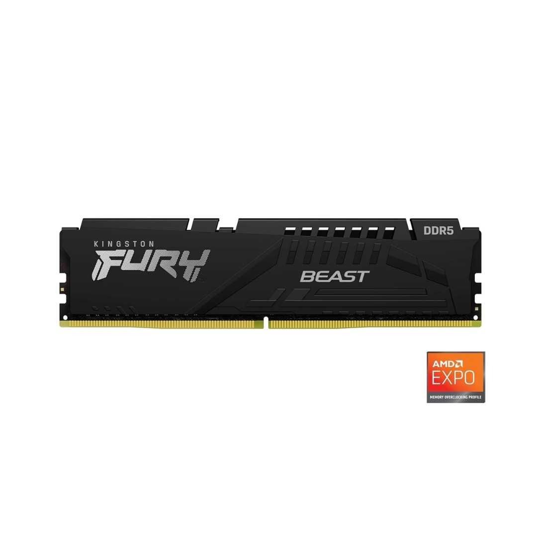 Kingston Fury Beast 16GB 5600MT/s DDR5 CL36 DIMM Desktop Memory KF556C36BBE-16