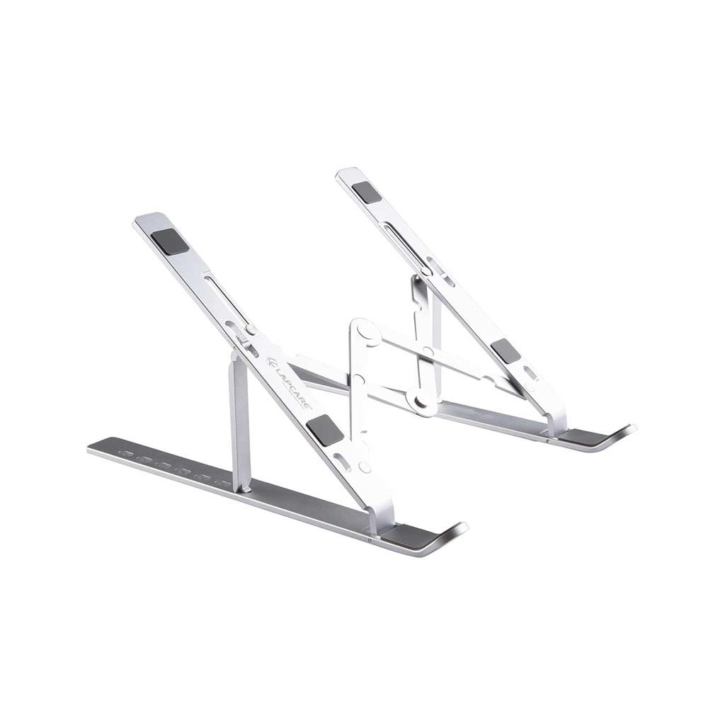 Lapcare Lapgo Aluminium Foldable Tabletop Laptop Stand with Pouch