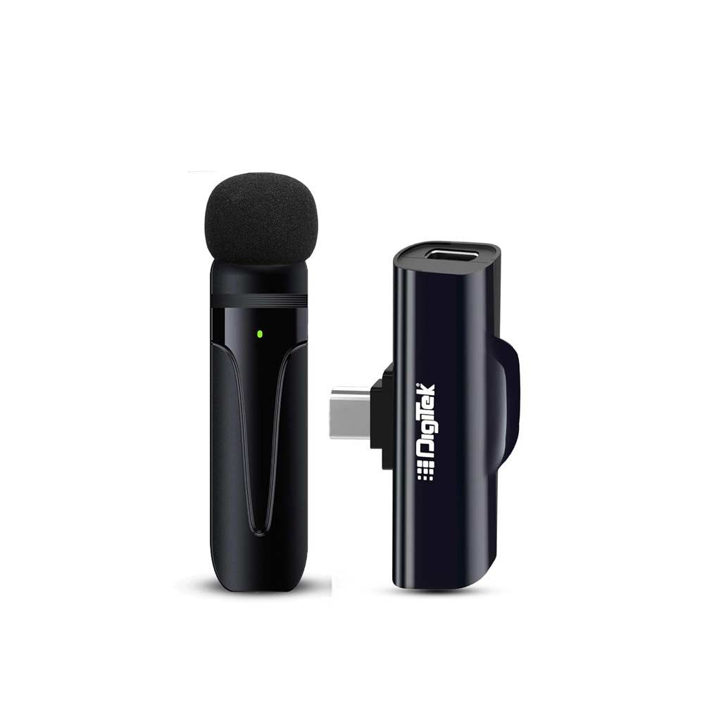 Digitek DWM-001 Wireless Microphone & Receiver with Type-C