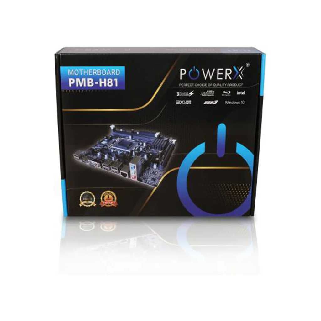 PowerX PMB-H81-DDR3 Motherboard (Black)