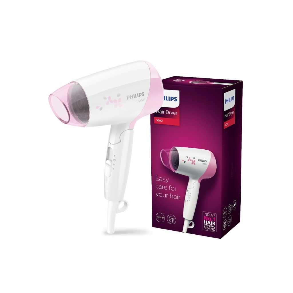 Philips Foldable Hair Dryer with ThermoProtect Technology (HP8120)