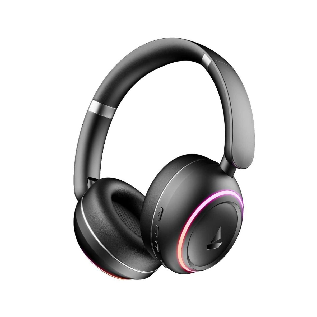 boAt Rockerz 480 Wireless Over-Ear Headphones with Mic (Black)