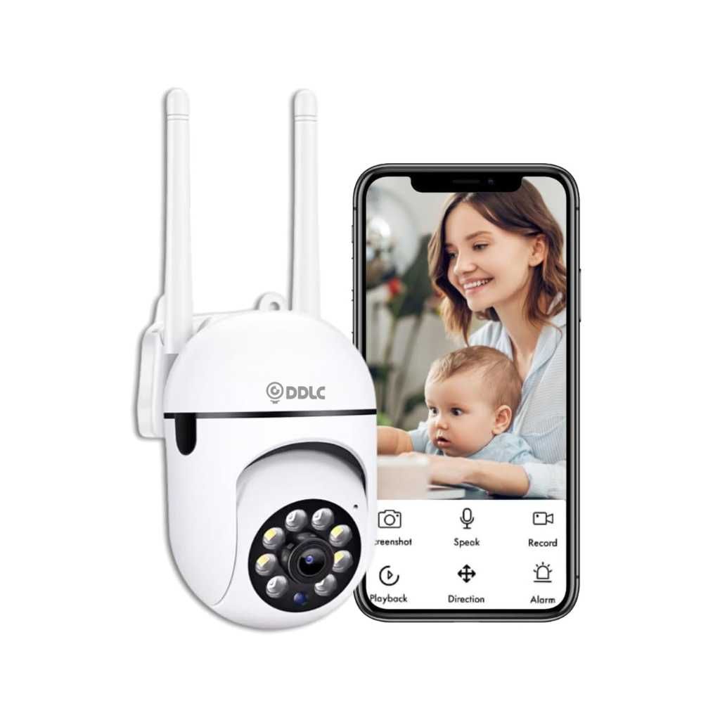 DDLC 4MP WiFi Mini PTZ Home Security Camera