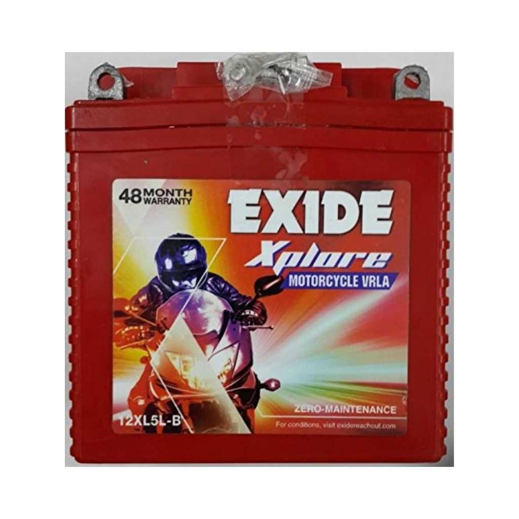 Exide Battery 12XL5L-B (Red)