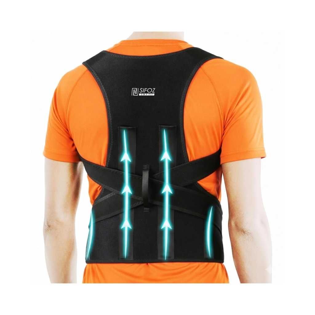 Sifoz Posture Corrector for Men & Women – Breathable Back & Shoulder Support Belt