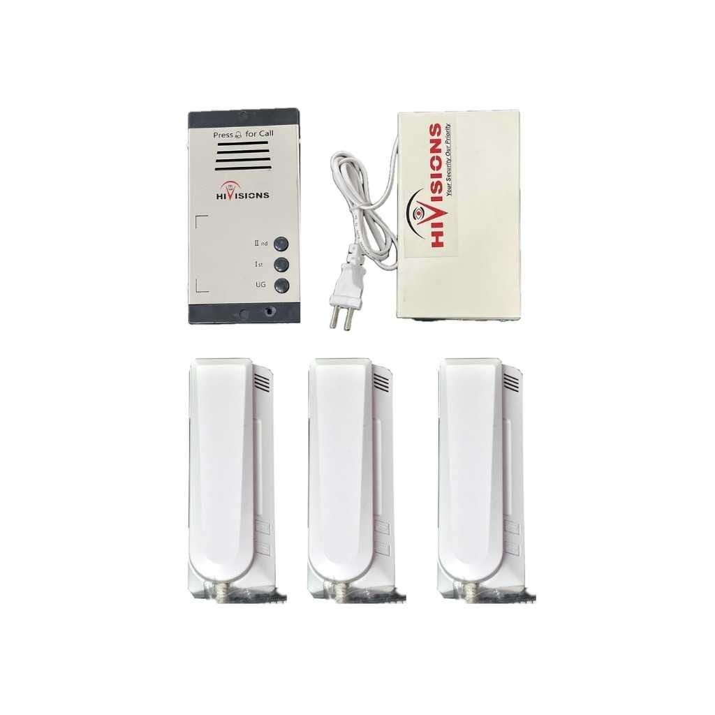 Audio Door Phone 3 Bell Set