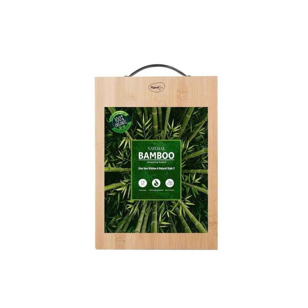 Pigeon By Stovekraft Large Natural Bamboo Wood Chopping Cutting Board