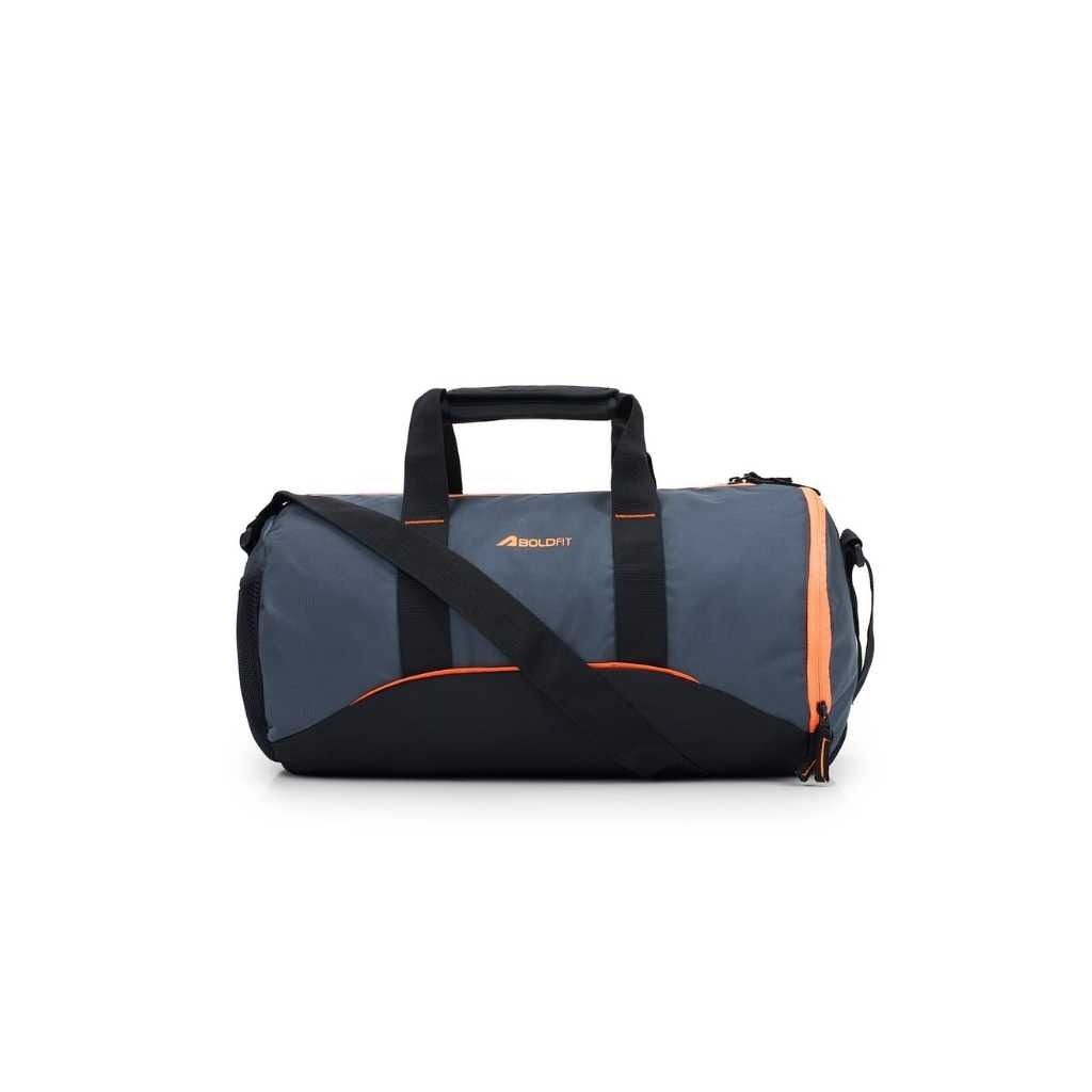 Boldfit Gym Bag for Men & Women – Compact Sports Duffle Bag 22L (Black)