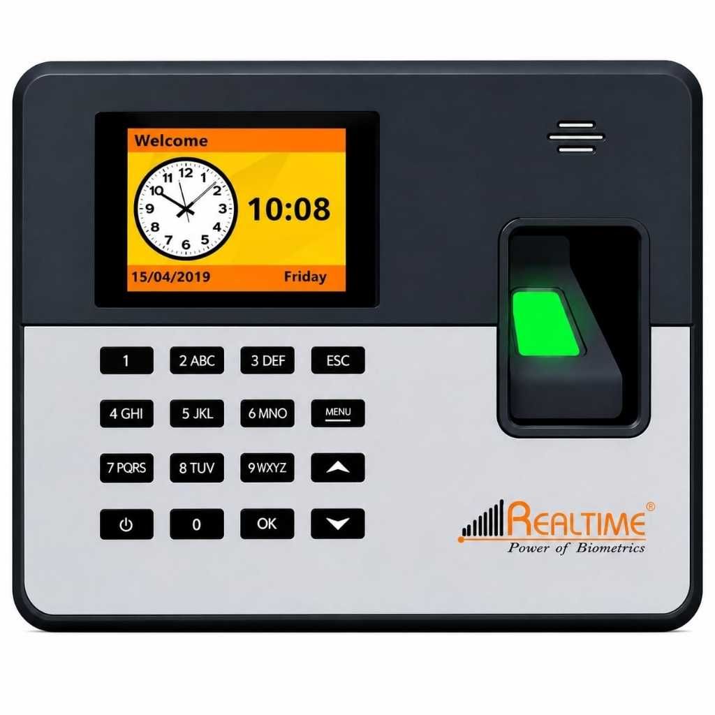 REALTIME C101 Fingerprint Attendance Machine with Excel Output