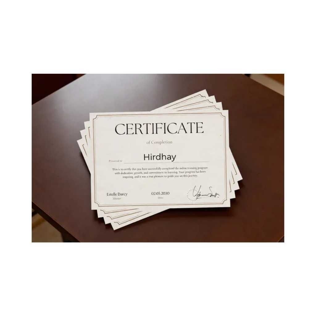 Bulk Certificates