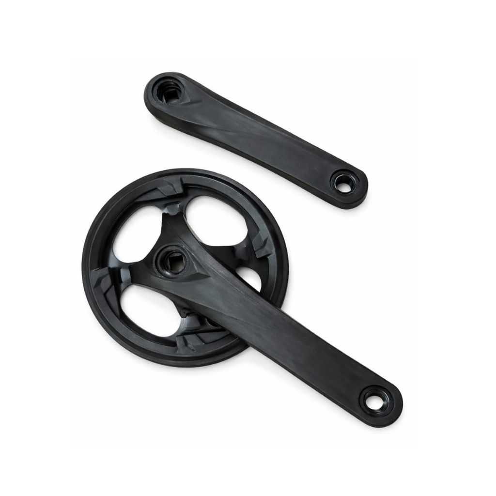 Single Speed Bicycle Crankset 42T Durable Alloy Chainwheel Set