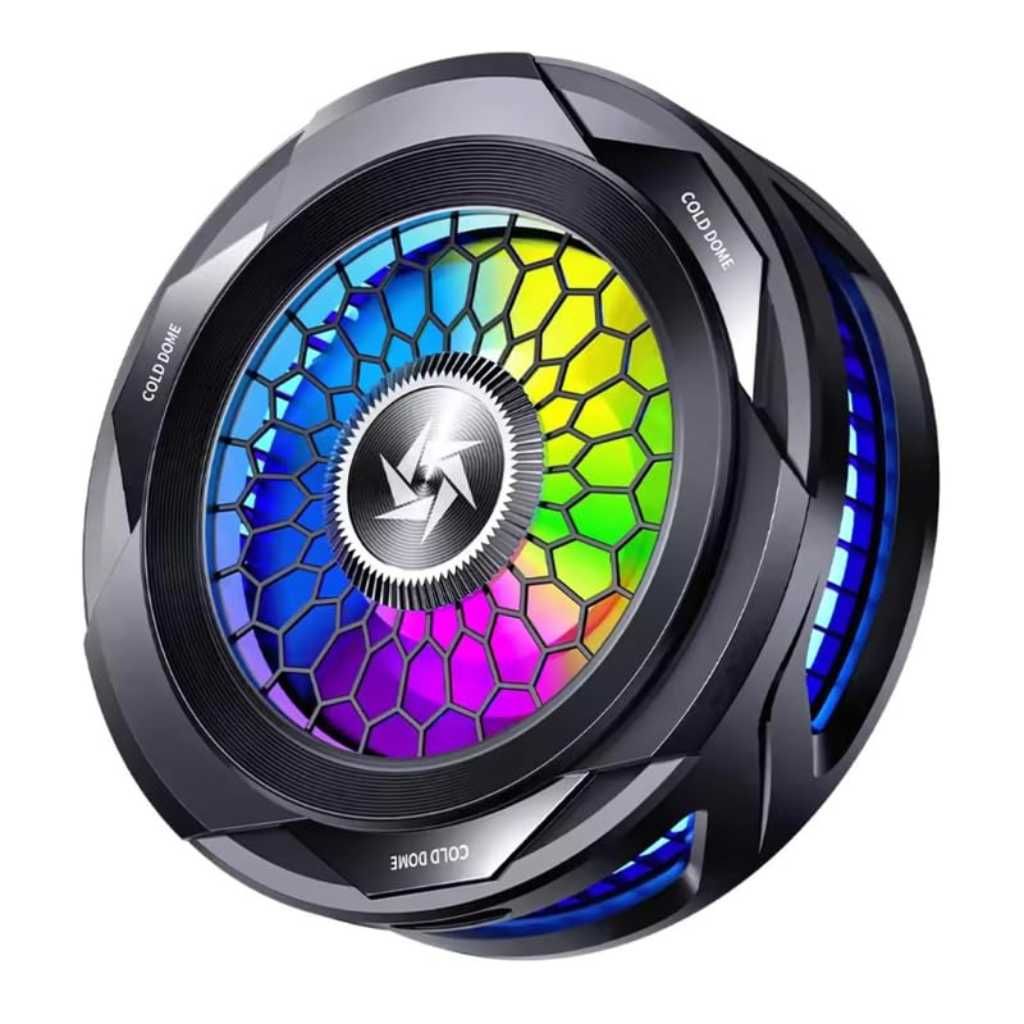 Drumstone RGB Gaming Phone Cooler – Magnetic Semiconductor Cooling Fan