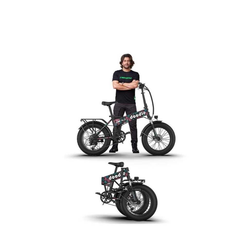 EMotorad Doodle Pro Fat-Tire Foldable Electric Mountain Bike
