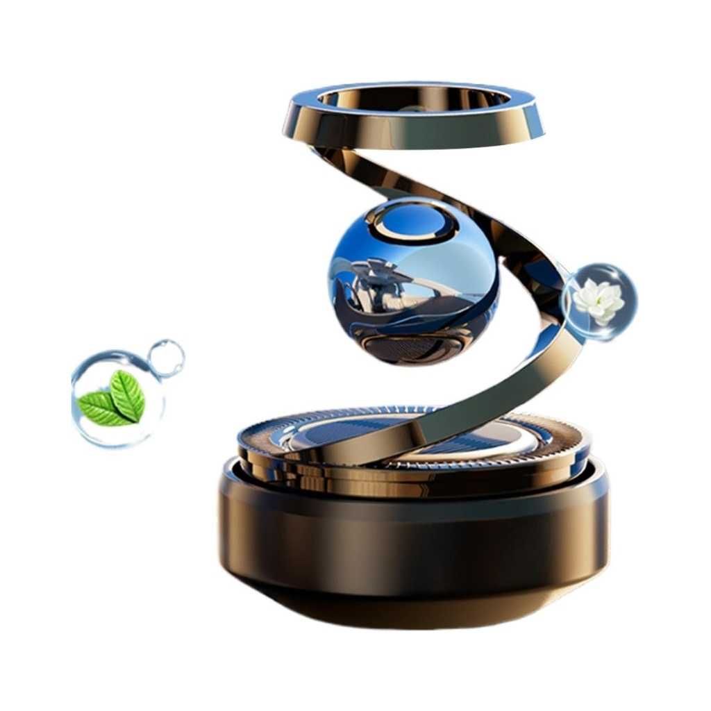 Solar Rotating Aircraft Car Dashboard Perfume Diffuser with Propeller Design