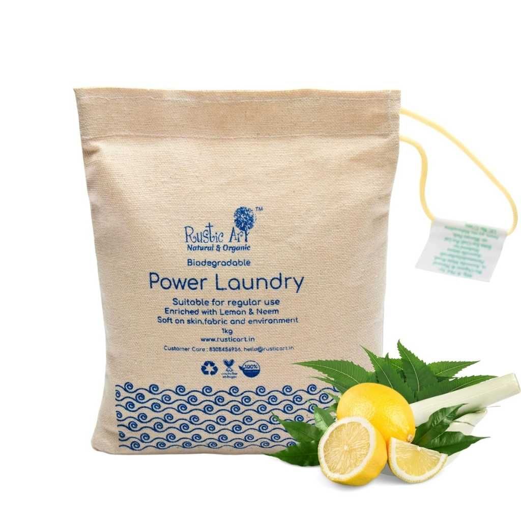 Rustic Art Biodegradable Power Laundry Detergent Powder
