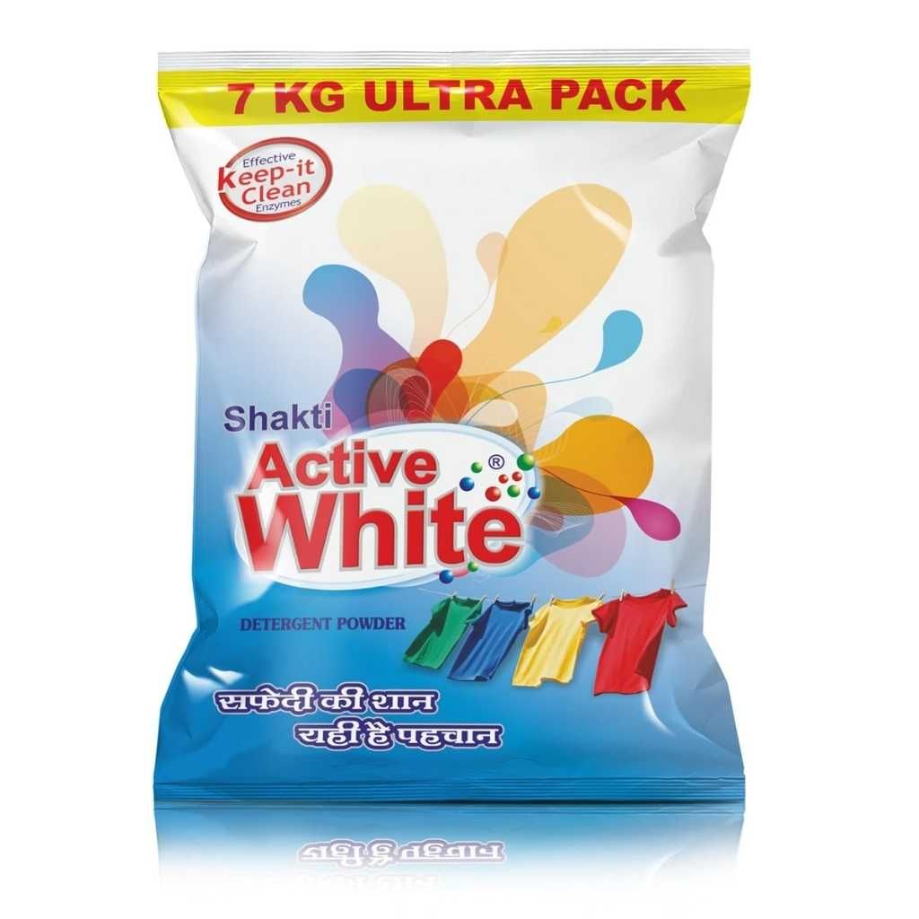 Active White Detergent Washing Powder 7 kg Ultra Pack