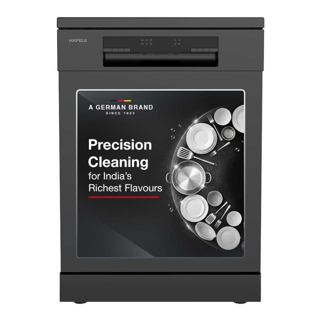 Hafele Aqua Noir 13 Place Settings Free Standing Dishwasher