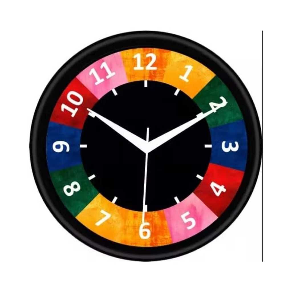 New Decorative Designer Latest and Stylish Glass Analog Wall Clock – New_A1822_Clock
