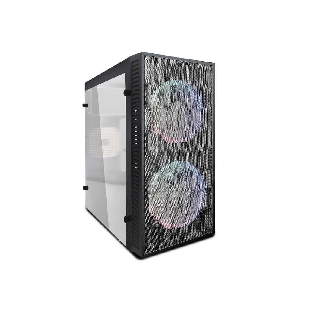 Frontech Rainbow Silver Premium Computer Cabinet
