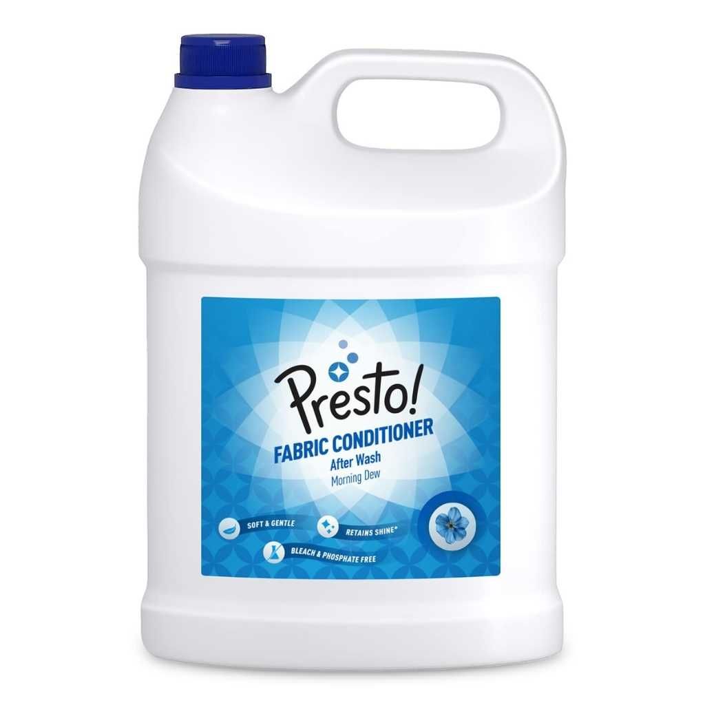 Presto! Fabric Conditioner Liquid Morning Dew 5 Litre